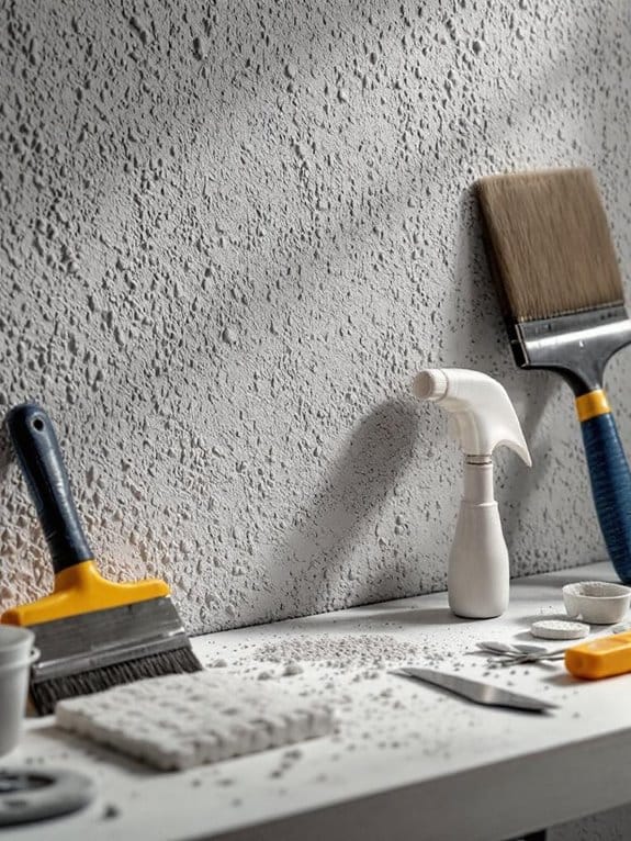 stunning skip trowel finishes