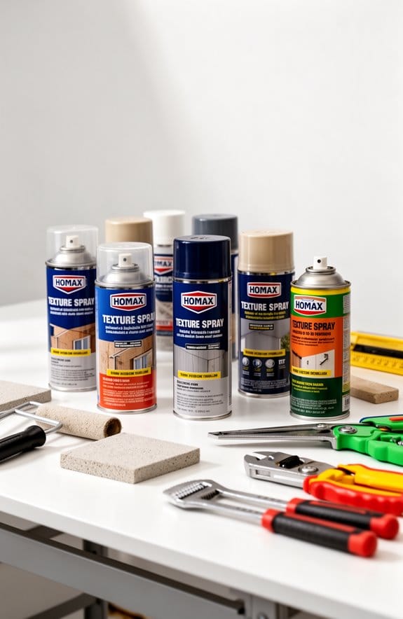 top homax texture sprays