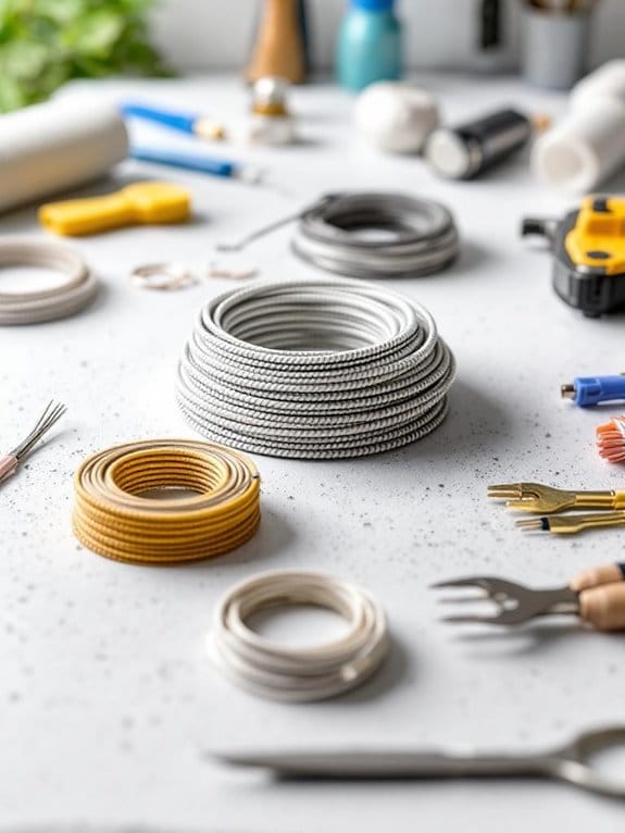 top insulation support wires