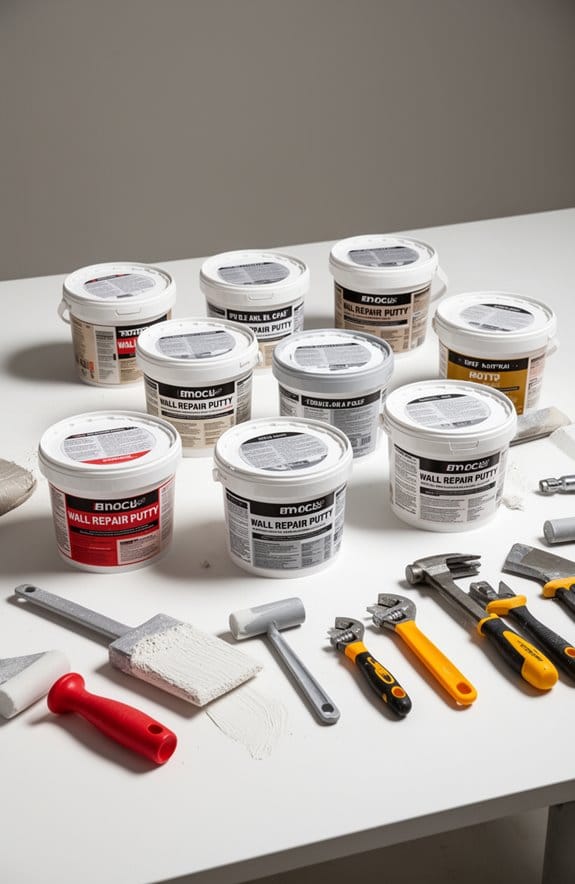 top wall repair putties