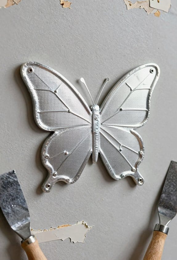 butterfly patch drywall repair