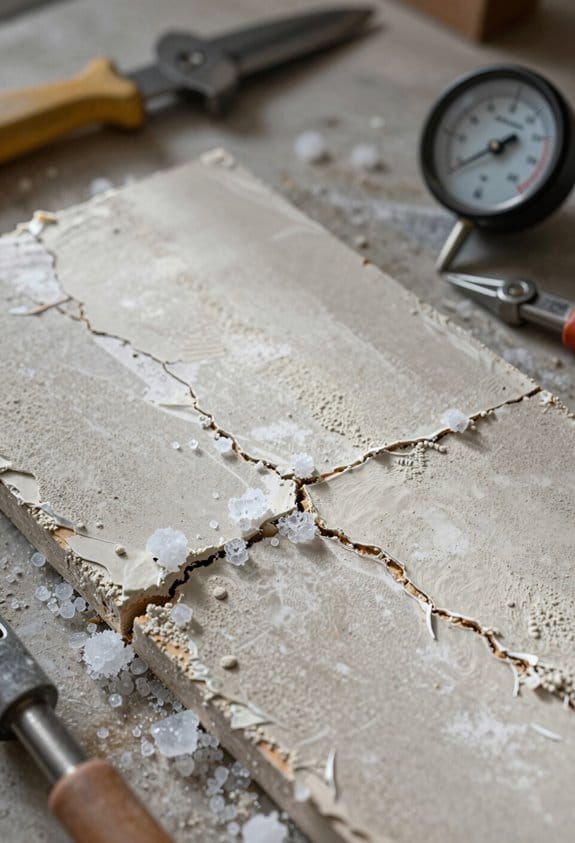 cold weather drywall damage