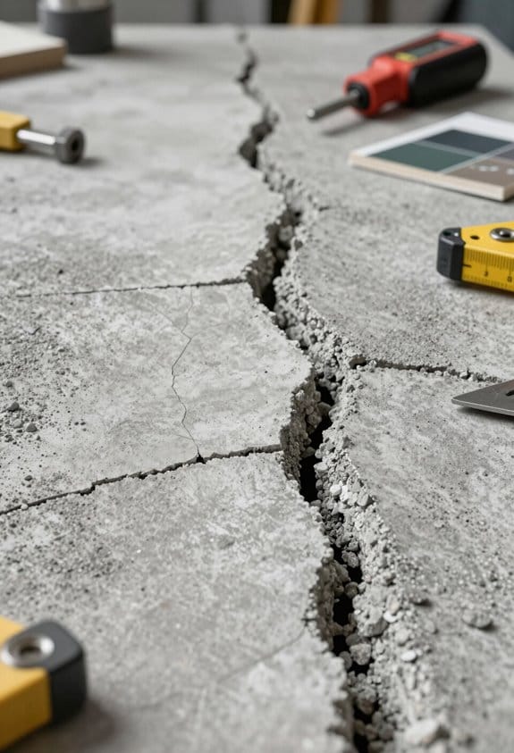 cosmetic versus structural cracks