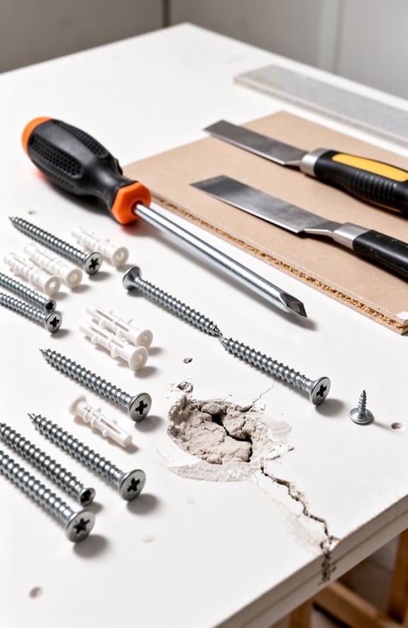drywall screws popping prevention