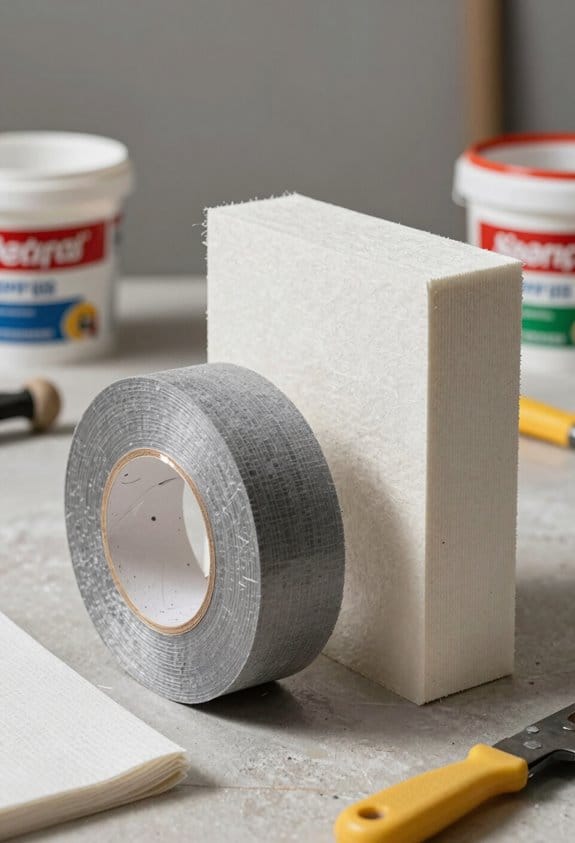 drywall tape enhances strength