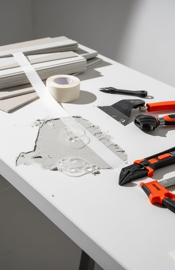 drywall tape lifting causes