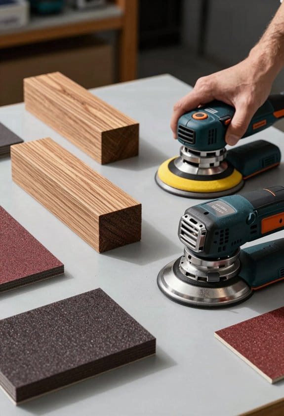 hand sanding vs power sanding