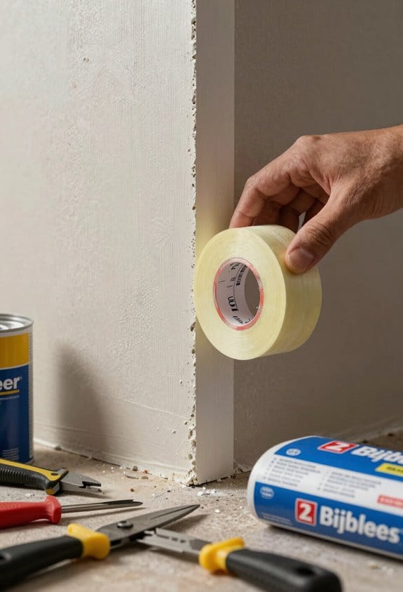 installing inside corner tape
