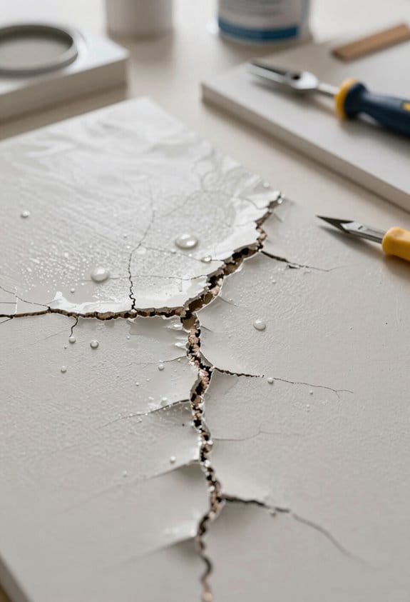 moisture causes paint failures