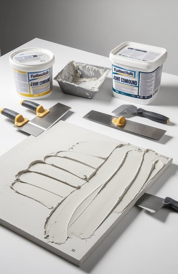 number of joint compound coats