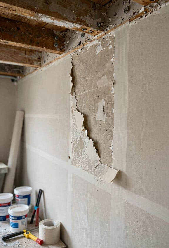 sagging drywall causes explained