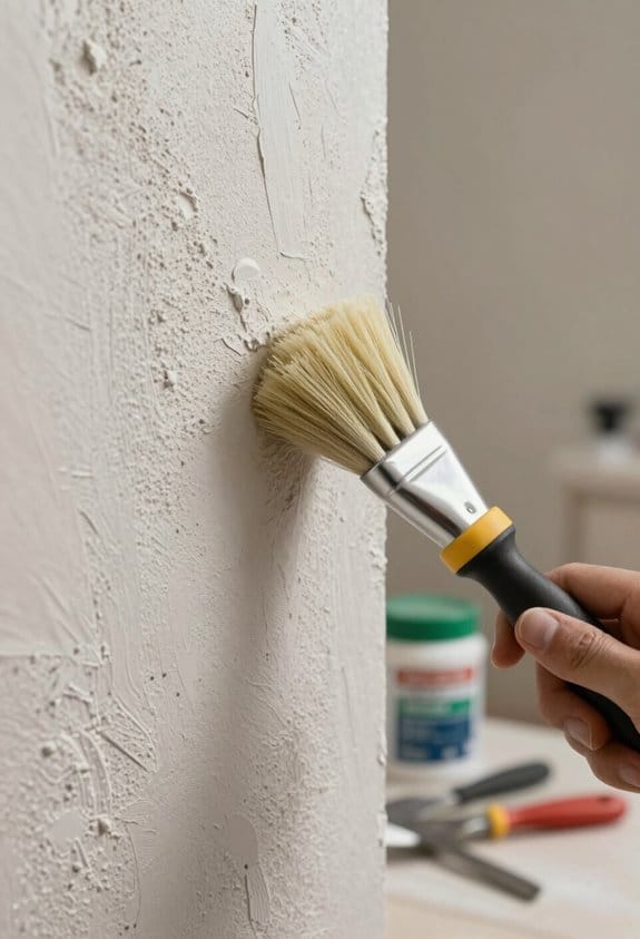slap brush texture applications