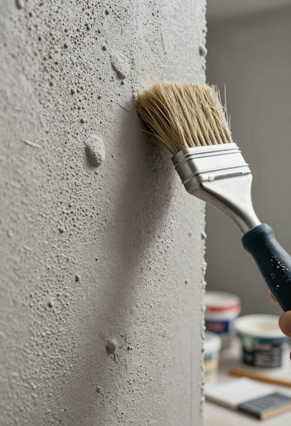 slap brush texture technique