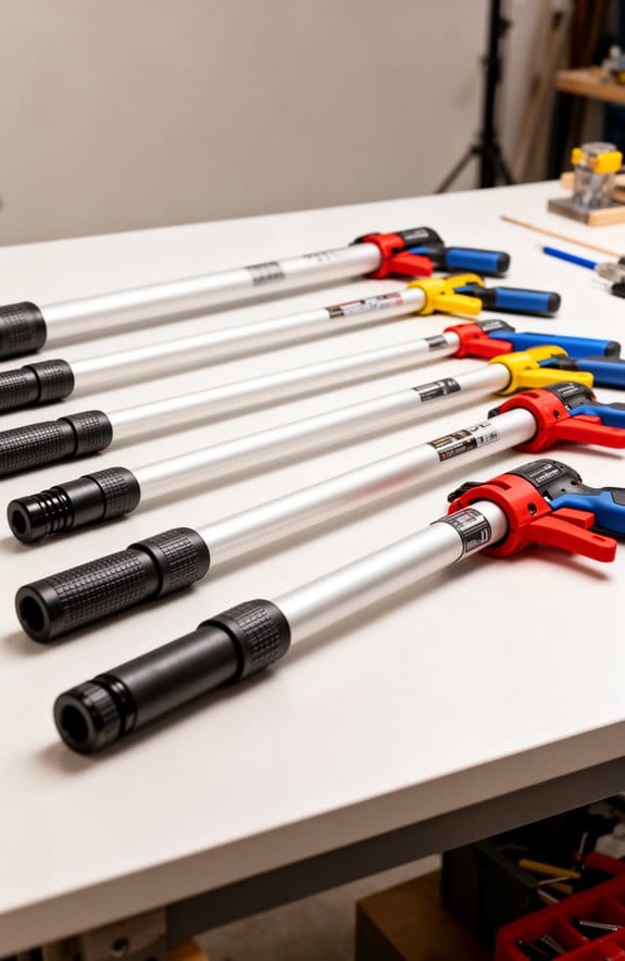top fiberglass extension poles