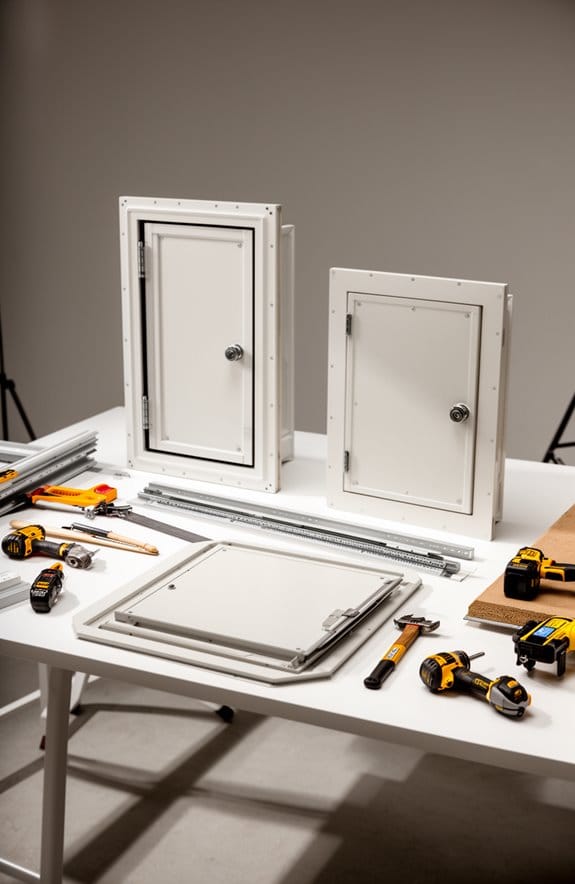 top insulated access doors